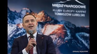 Tomaszów Lubelski | President Karol Nawrocki at the conference Between information and disinform...