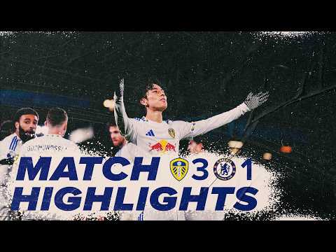 Leeds United 3-1 Chelsea | Premier League highlights | Stunning night at Elland Road!