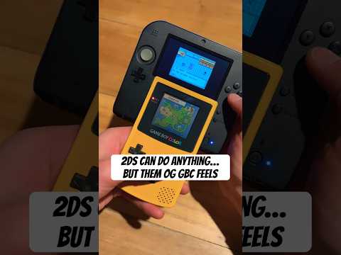 2DS vs GBC Pokémon TCG #retrogaming #gbc #pokemon
