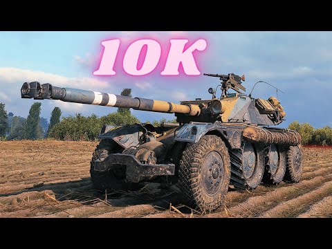 Panhard EBR 105  10K Spot + Damage World of Tanks Replays 4K The best tank game