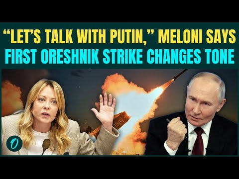 Meloni Backs Talks With Russia To End Ukraine War | First Ballistic Missile Strike Changes Tone?