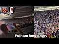 mocking each other ‼️ Westham fans' atmosphere when they won 3:1 in the big game against Fulham