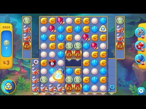 Fishdom 6404 Level - 10 moves - NO BooSTERS