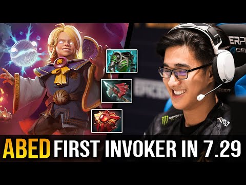 ABED - Invoker 7.29 DPS Build Total Map Domination Dota 2