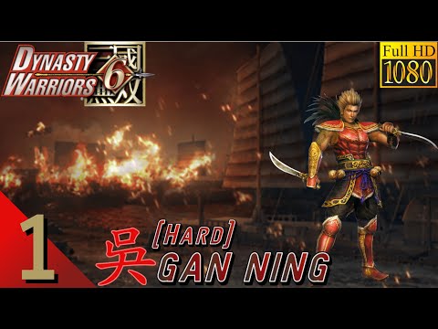 Dynasty Warriors 6 (Xbox 360) Gan Ning Musou 1 (Hard) - No Commentary