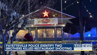 Fayetteville police identify two brothers killed in restaurant shooting