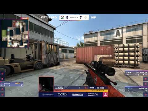 snatchie 4k with 1v3 clutch vs NiP [ BLAST Pro Series Istanbul 2018 ]