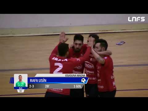 Gol Rafa Usín (2-3) O Parrulo Ferrol - Osasuna Magna. 1 Div, J15