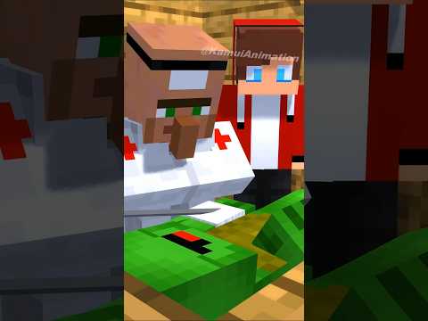 JJ is ignoring Mikey - MAIZEN Minecraft Animation #shorts