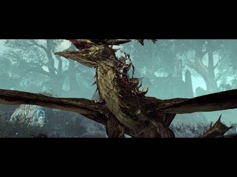 Total War Warhammer Mechanics - Glade Lord on Forest Dragon Testing