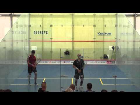 Squash European Individuals Finals: Gregory Gaultier (FRA) vs. Borja Golan (ESP) - game4