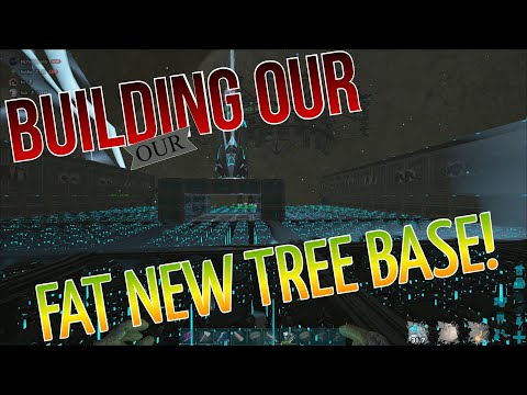 Building Our Fat New Tree Base!! Fighting Off A FOB! - Small Tribes -  Ark Survival Evolved 2021