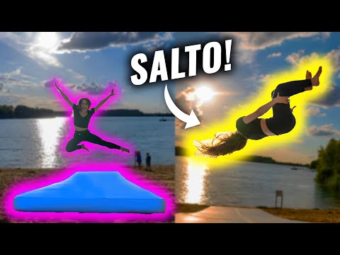 Mit XXL AIRTRACK an den SEE! (10 Meter lang) || DAILY VLOG 311