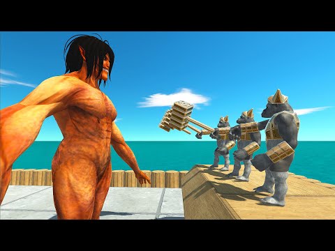 Ghor Hammers Attacks Monsters - Animal Revolt Battle Simulator