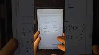 Paper 2 Higher | Calculator  Area of triangle and rectangle