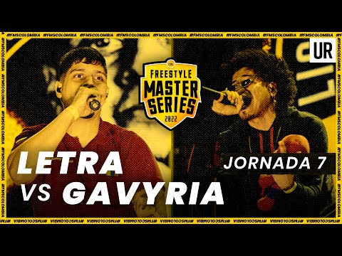 LETRA VS GAVYRIA | #FMSCOLOMBIA 2022 - Jornada 7 | Urban Roosters