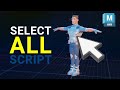 Free Maya Script: Select ALL Animation Controls