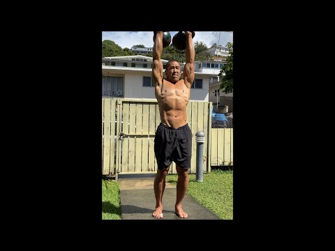 Day 287 FitPro Hawaii Workout-Double 24 kg. Kettlebell Compound Exercises-February 28, 2021,10:54 am