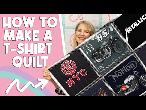 YouTube video about: How many t-shirts for a tshirt quilt?