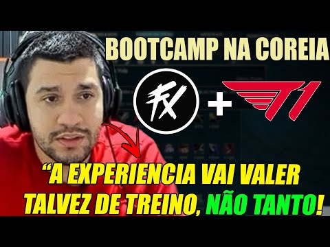Duds sobre Bootcamp do Fluxo com a T1 na Coreia