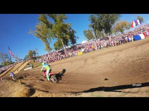 Monster Energy FIM MXoN 25 Tim Gajser pass Romain Febvre FPV