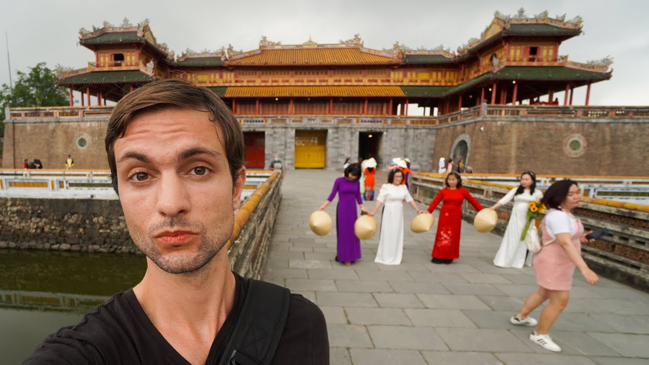 Join a traveler as he explores Imperial City of Hue.