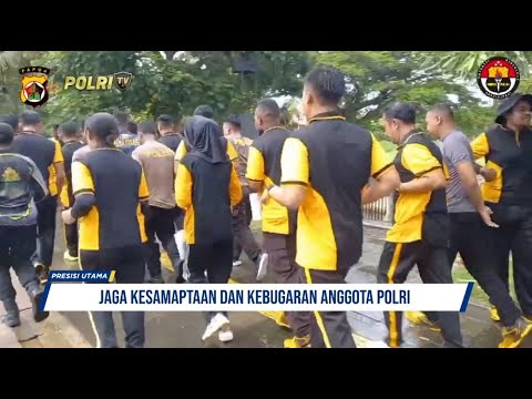 POLRES MERAUKE GELAR TES KESAMAPTAAN JASMANI