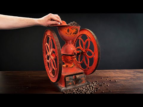 Broken Coffee Grinder Restoration - Philadelphia Enterprise