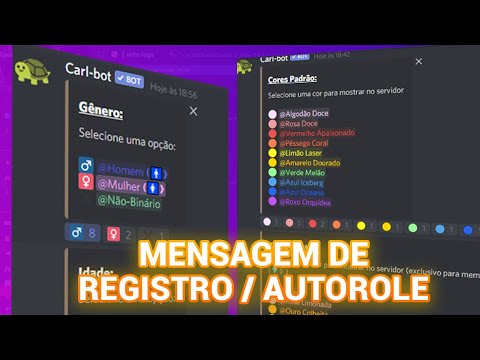 How to Set Up a REGISTRATION/AUTO-ROLE Chat in a Discord Server (Carl Bot Tutorial)