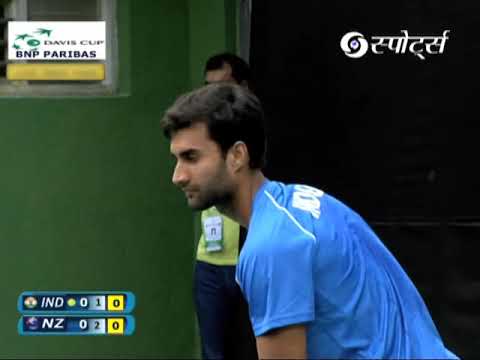 Davis Cup 2017 | Yuki Bhambri vs Jose Statham | #INDvNZL