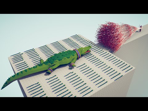 EVERY GOD vs GIANT CROCODILE & 100x SNAKES - Totally Accurate Battle Simulator TABS