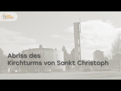 Abriss des Kirchturms der Kirchengemeinde Sankt Christoph, Gravenbruch