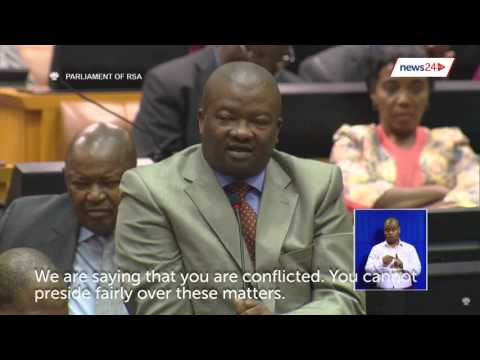 WATCH: Bantu Holomisa says Baleka Mbete is conflicted