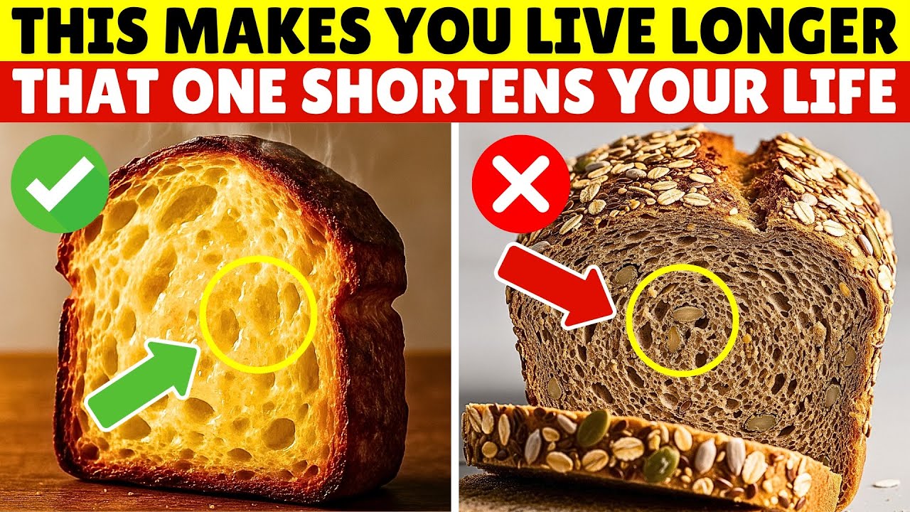 Over 65? 4 WORST Breads You Should NEVER Touch and 4 You MUST Eat Daily!