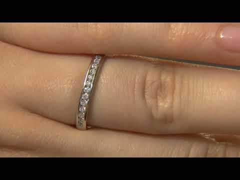 WR2010 0.33 Carat Channel Set Ladies Diamond Wedding Ring