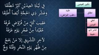 صورة النظم الجلي في الفقه الحنبلي069- شرح/ عامر بهجت ( التكبير في العيدين )