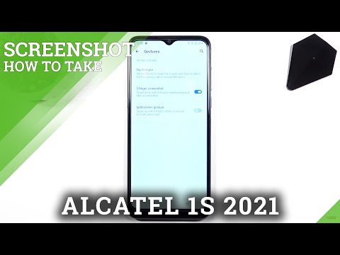 Take Screenshot on ALCATEL 1S (2021) - Capture Screen without Buttons