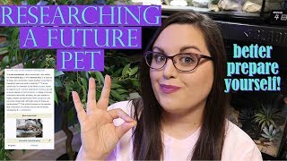 How To Research A Future Pet | Better Prepare Yourself!