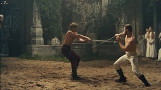 Mat, Min, Nynaeve et Elayne assistent � l'entra�nement de Gawyn et Galad (VOST)