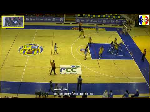 ICIM Arad 80 - 94 CSU Brasov (Romanian 2017/2018 season)