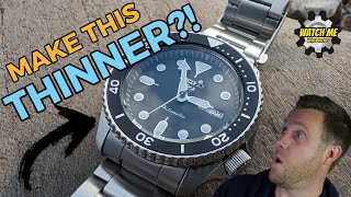 I Made A Chunky Seiko SRPD THINNER?! Come See How. #SRPDMOD #SKX #SEIKOMOD