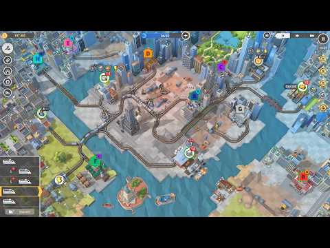Passenger Flow DLC - Level 19: New York (5 Stars) Train Valley 2