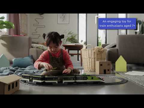 LEGO 60337 City Express Passenger Train Toy RC Lights Set - Smyths Toys