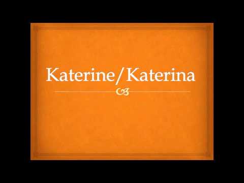 Katya Pronunciation - A Month in the Country