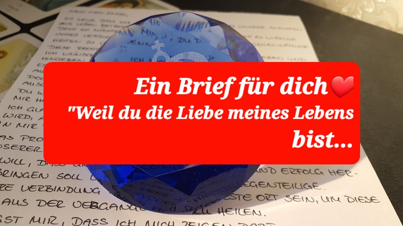 👑💛Ein Brief❤Du bist die Liebe meines Lebens| Habe es endlich kapiert🤦‍♀️❣