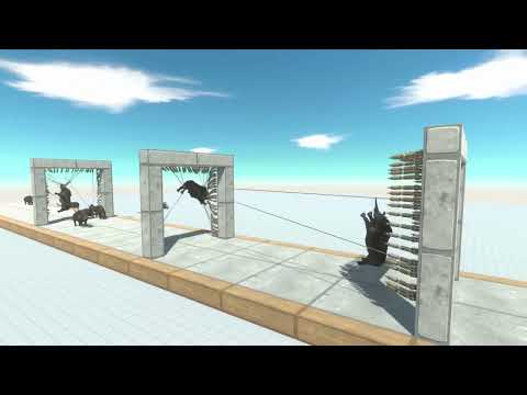 Escape Animals Eater Rings with Prehistoric Mammals 1 or 10 Units ? Animal Revolt Battle Simulator