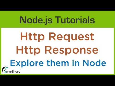 What is HTTP Request and Response object Request Listener Parameters in Node 1 6