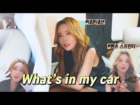 what&#39;s in my car? 🚗 | 홍진영 HONGJINYOUNG SSAMBAHONG