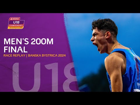 Italy's NEW sprint find! 🇮🇹 Men's 200m final replay | Banska Bystrica 2024