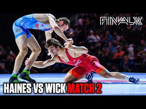 79kg - Levi Haines vs Evan Wick | 2025 Final X Round 2